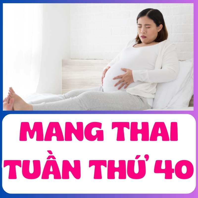 Mang thai tuần thứ 40 mẹ bầu ốm nghén